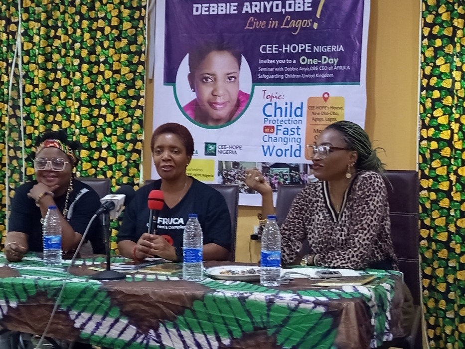 Debbie Ariyo raises awareness on child protection @ one-day Ceehope workshop