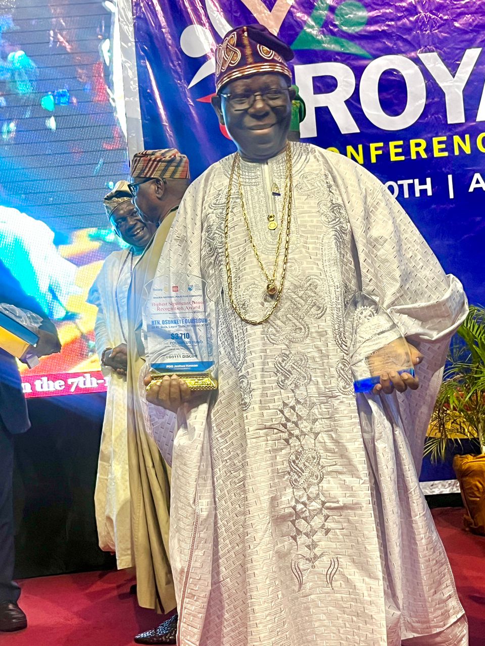 Osunkeye gets Rotary’s highest individual award amidst pomp and ceremony