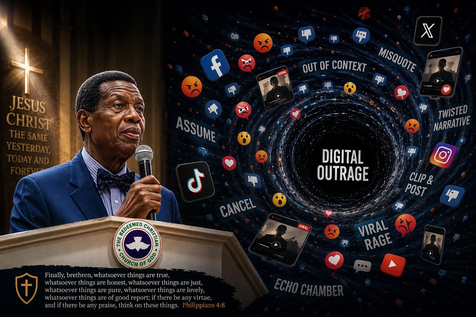 The Altar and the Algorithm: Pastor Adeboye and the “Black Hole” of Digital Outrage